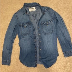 Long sleeve jean jacket/shirt